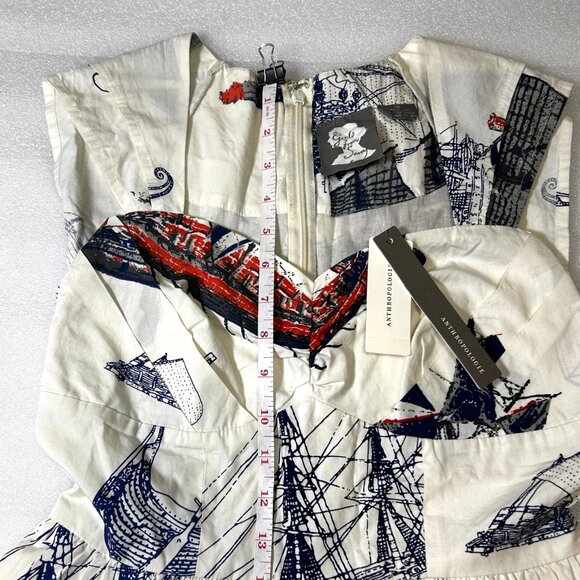 Anthropologie Girls From Savoy Bon Voyage Dress size 2 NWT - Picture 10 of 10